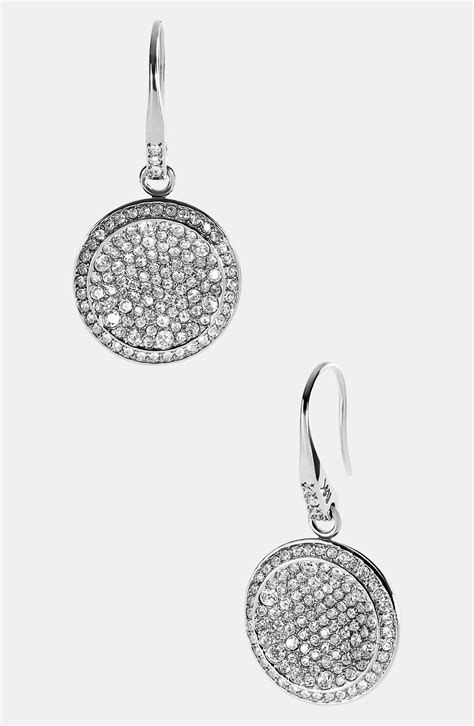 michael kors earrings|michael kors silver drop earrings.